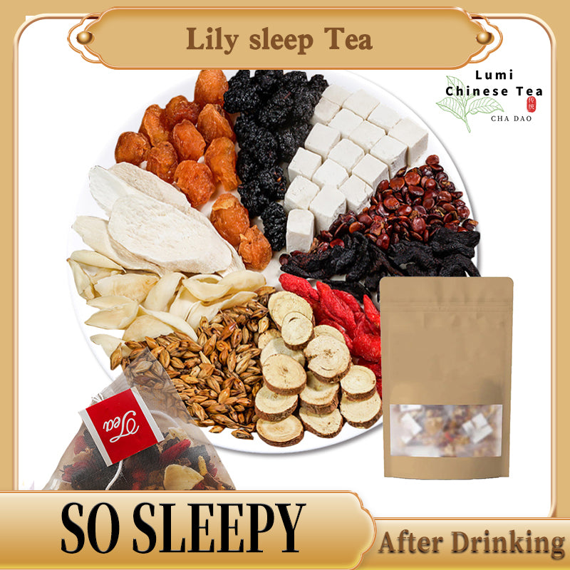 “Sleep Tea”“goji berry”“lily”“barley”“tea that helps you sleep” “ best tea for sleep” “Bedtime Tea ”“natural sleep aid ”“ how to improve sleep quality” “insomnia relief natural”“ enhance sleep quality”“natural sleep aids” “natural remedies to sleep” “Anxiety Relief Tea”“how to help with insomnia”“ insomnia treatments”
“Traditional Chinese medicine ””herbs that strengthen the immune systemnal Chinese Formulation”“herbal blend”“Not suitable for: Pregnant women”